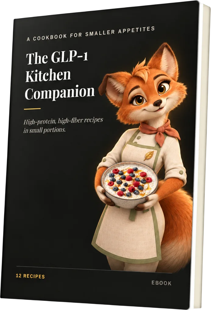 The GLP-1 Kitchen Companion, cookbook cover